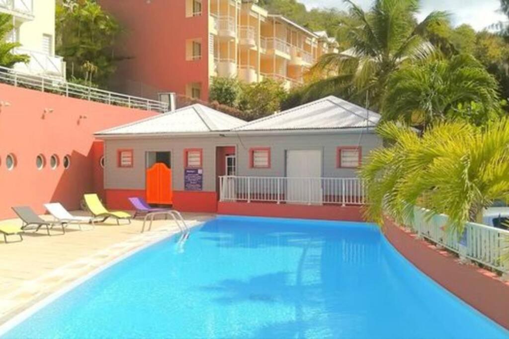 Studio Azur -Tartane 100M De La Plage- Piscine La Trinite Bagian luar foto